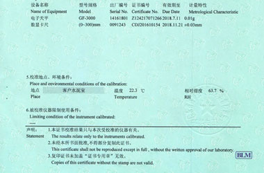 力学向日葵污视频APP下载证书报告说明页图片