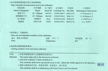 热工向日葵污视频APP下载证书报告说明页图片
